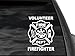 FGD Volunteer Firefighter Window Car Truck SUV Decal 8