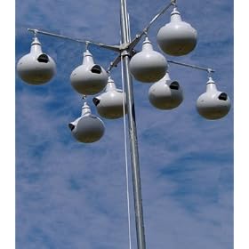 Natureline Plasticraft Manuf. Gourd Rack with Ground Socket - 8 Gourd Capacity - Pole note included by Natureline Plasticraft Manuf.