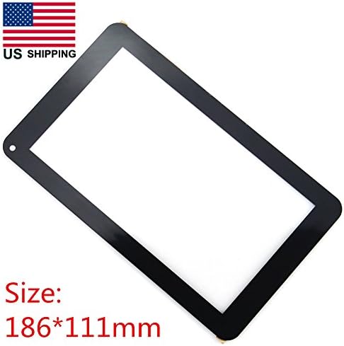 PROSCAN PLT7223G-K 7 INCH DIGITIZER TOUCH SCREEN FRONT GLASS186*111mm