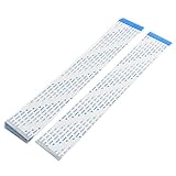 uxcell 柔軟フラットケーブル　データケーブル　ホワイト　Bタイプ　10個入 30ピン