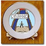 Canadian Cowboys, Eh - 8 Inch Porcelain Plate