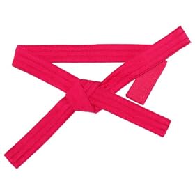 Baby Grappling Pink Belt - For Baby Gi - Fits sizes 80-92