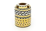 Polish Pottery Saffron Toothbrush Holder