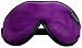 Dream Essentials Escape Luxury Travel and Sleep Mask with Earplugs and Carry Pouch, Purple