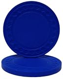50 Blue Super Diamond 8.5 Gram Clay Composite Poker Chips
