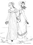 1804 - 1812 Regency Gown Pattern