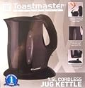 Toastmaster TEK4016BC Classic 1.5L Electric Cordless Jug Kettle Black