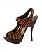 bebe Maya Tiger Suede Sandal