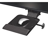 Kelly Computer Supply 17950 - Dual Swivel Adjustable Mouse Platform, 9-1/2W X 11D X 1H, Black-Kcs17950