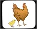 Mouse Pad with domestic, chick, fowl, poultry, hona, hen, downy, chicken, barnyard, livestock, avian, bird, kyckling, animal