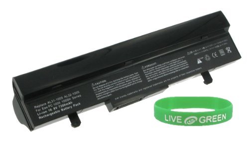 Replacement Laptop Battery for ASUS Eee PC Seashell 1005PE-PU17-BK 10.1-Inch Black , 7200mAh 9-Cell On Sale