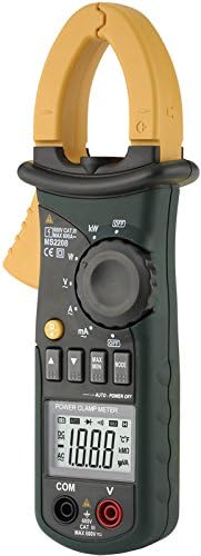 Mastech MS2208 Harmonic Power Clamp Meter Tester Multimeter TRMS Kva Kvar Pf