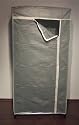 Stoffschrank GRAU Kleiderschrank Campingschrank