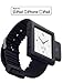 KOKKIA i10sWatch The Ultimate Watch. (i10s Luxurious Black, with iWatch Black iPod Nano 6G wrist band) Tiny Bluetooth iPod Transmitter with iPod Nano 6G wrist band (iPod Nano Not included).