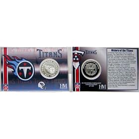 Collectible Silver Medallion Tennessee Titans