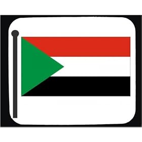 Mouse Pad with flag, Sudanese, Sudan