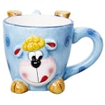 SAVE $7 - ZooBuds Sheep Hand Painted 8 Ounce Mug $4.99