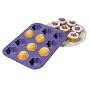 Chicago Metallic 12-Cup Nonstick Pretty Pansy Cupcake Pan