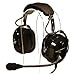 NEW HD1200A COBRA PILOT AVIATION HEADSET (BLACK)