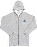 NCAA Florida Gators Antigua Ladies Heather Gray Front Zip Fleece Hoody