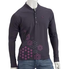 Puma Herren Longsleeve Polo Golf LS Graphic Performance Polo