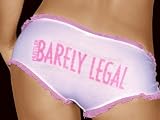 Hustler Lingerie Barely Legal Printed Ruffles Boyshorts