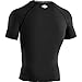 Under Armour Heat Gear Sonic Compression Short Sleeve - Adult - Black -
