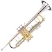 Mendini MTT-30CN Nickel Plated Intermediate Double-Braced Bb Trumpet