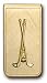 Money Clip Golf Gold Tone