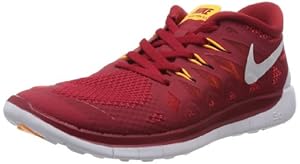 Nike Kids Unisex Free 5.0 (Big Kid) Gym Red/Lt Crimson/Kumquat/White Sneaker 6 Big Kid M