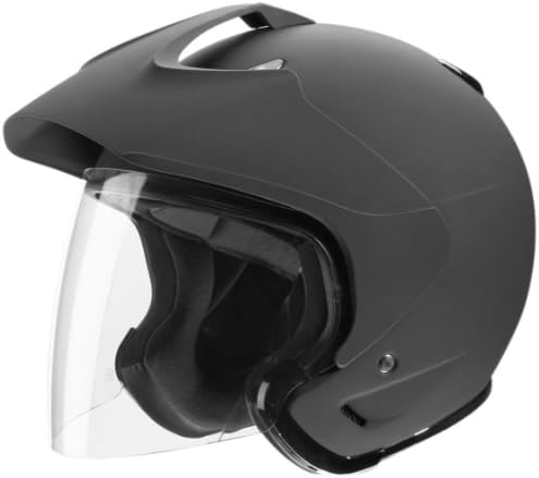 Z1R Ace Transit Open Face Motorcycle Helmet Rubatone Black XXS 2XS