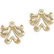 18K Yellow Gold Earring Jackets