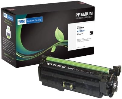 Premium Laser Printer Toner Cartridge for HP CE400A 507A Black Quality Guaranteed - Compatible with HP All-in-One Printers Color LaserJet Enterprise 500 M570dn, Color LaserJet Enterprise 500 M575dn, Color LaserJet Enterprise 500 M575f, Color LaserJet Enterprise Flow M575c MFP HP Laser Printers LaserJet Enterprise 500 M551dn, LaserJet Enterprise 500 M551n, LaserJet Enterprise 500 M551xh