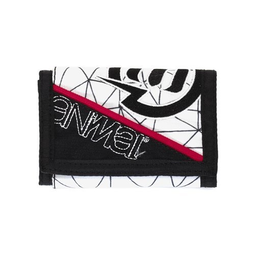 Animal Injury Tri Fold Mens Basic Wallet - White 