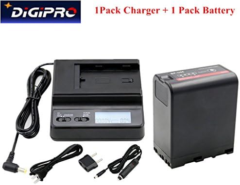 Digipro Battery (1 Pack) + Charger Kit for Sony BP-U60 BC-U1 and Sony PMW-100, PMW-150, PMW-160, PMW-200, PMW-300, PMW-EX1, PMW-EX1R, PMW-EX3, PMW-EX160, PMW-EX260, PMW-EX280, PMW-F3, PXW-FS5, PXW-FS7