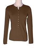 Womens Henley Cashmere Sweater