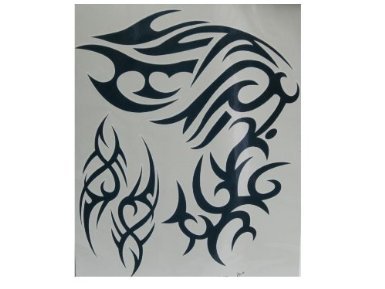 特大 トライバル タトゥシール TATTOO タトゥ タトゥー シール ステッカー