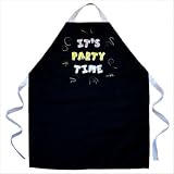 It's Party Time Apron in Black