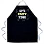 It's Party Time Apron in Black