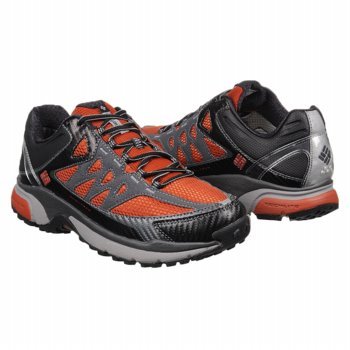 Columbia Men's Ravenous Stability Omni-Tech Trail Running Shoe,Black/Picante,9.5 M US