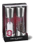Cole & Mason Precision Steeler 185 mm Acrylic Mill Gift Set with Stainless Steel