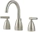 Tools & Hardware : Price Pfister 049NK00 Contempra Double-Handle Widespread Lavatory Faucet with Pop-Up, Brushed Nickel