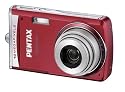 Pentax Optio M60 Digitalkamera (10 Megapixel, 5-fach optischer Zoom, 2.5 Zoll Display) korallenrot