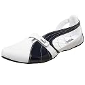 PUMA Women's Espera Patent FS Sneaker,White/New Navy,11 B