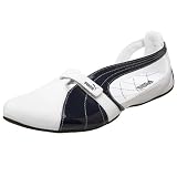 PUMA Womens Espera Patent FS SneakerWhiteNew Navy11 B