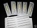 (25) COUNTS OF ASSORTED PRE-STERILIZED TATTOO NEEDLES WITH MATCHING (25) DISPOSABLE TUBES (1/2")