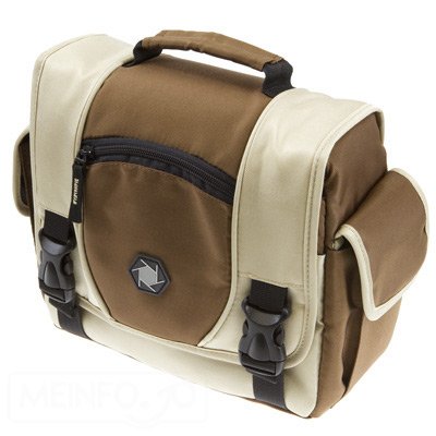 Delamax Fototasche DelaBag S in braun/beige passend f&uuml;r z.B. DSLR-Kamera, Objektiv, Blitzg Preisvergleich