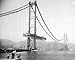 The Golden Gate Bridge During Construction , 24x20