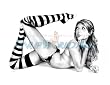 Strike A Pose Giclee' Art Print by Dirk Richter