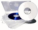 Americopy 100 SLIM Frosted Clear Single DVD Cases 7MM